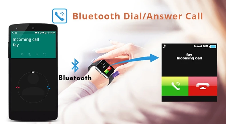 GT08 Bluetooth Смарт часы телефон для мужчин и женщин Поддержка 2G SIM TF карта камера для Android Iphone huawei Xiaomi Smartwatch PK Z60 X6