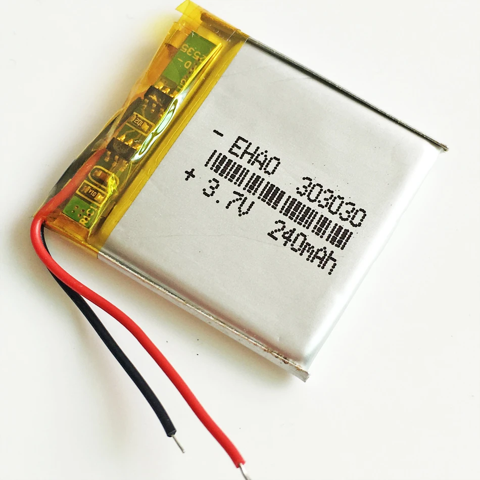 Литий полимерная аккумуляторная батарея 3 7 в 240 мАч 303030 для Mp3 GPS PSP bluetooth наушников