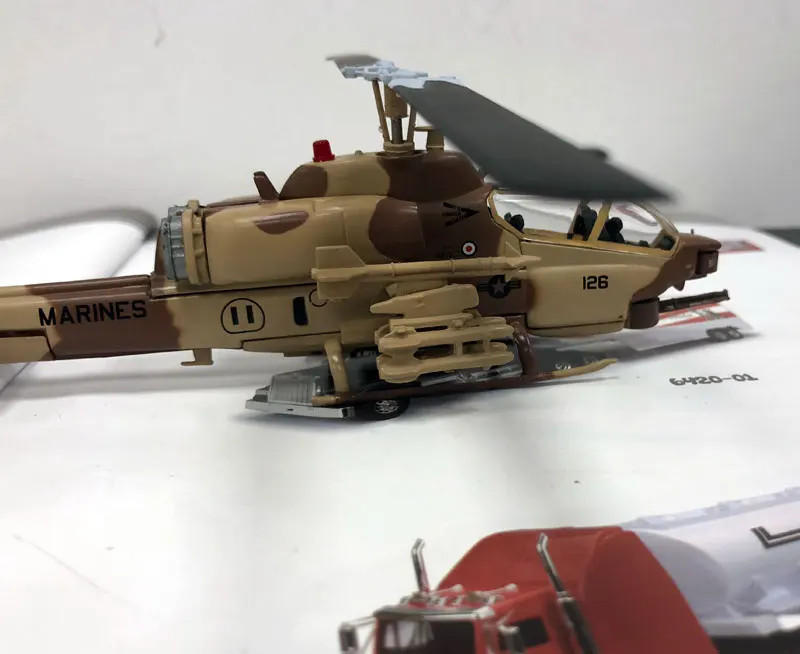 IXO 1/72 масштаб военная модель игрушки AH-1W SuperCobra вертолет литой металлический самолет модель игрушки для подарка/детей/Коллекция
