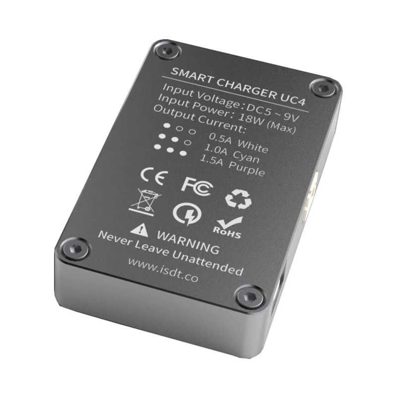 Orignal ISDT UC4 18 Вт 4x1 5 a 1S мини умное зарядное устройство с входом типа C PH2.0 для дрона |