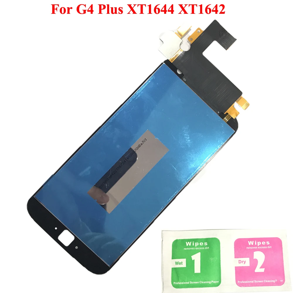 Для Motorola Moto G4 Plus XT1644 XT1642 Новый ЖК дисплей сенсорный экран дигитайзер Рамка сборка