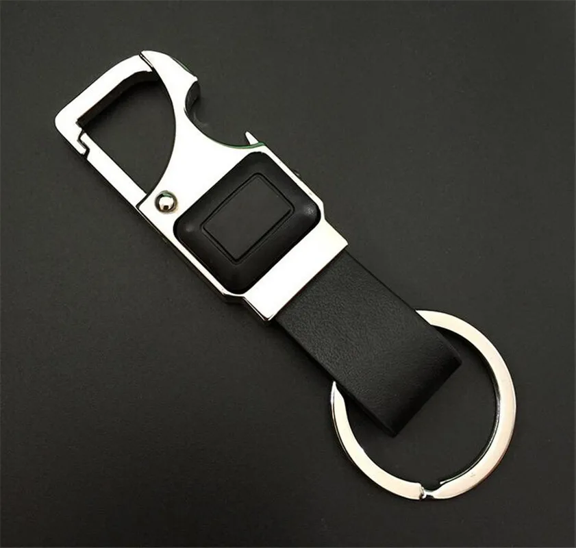 Новинка 2017 года из металла ключа автомобиля кожаный брелок Для мужчин