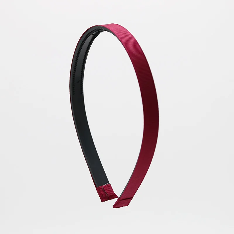 Новый ABS пластик зубы grossgrain hairband Мода OEM красочные ленты простой мягкий chairband