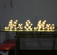 Decorative LED Letters Light "MR & MRS  Batteries Operated (not Included) Illuminated Home Wedding Decorations