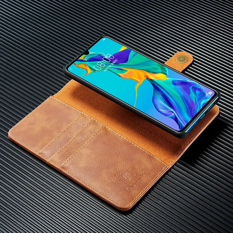 Для huawei mate 20 30 Pro Lite 10 Pro Psmart P10 P20 P30 Роскошный Ретро Кожаный 2 в 1 съемный магнитный флип-чехол Чехол