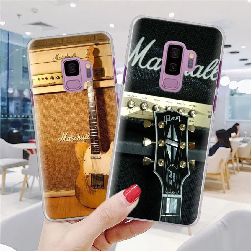 Гитары amp marshall чехол для телефона для samsung Galaxy S10e S10 плюс S7 S8 S9 Plus, Note 8, 9, 10, плюс S10 5G M20 M30 жесткий чехол Coque