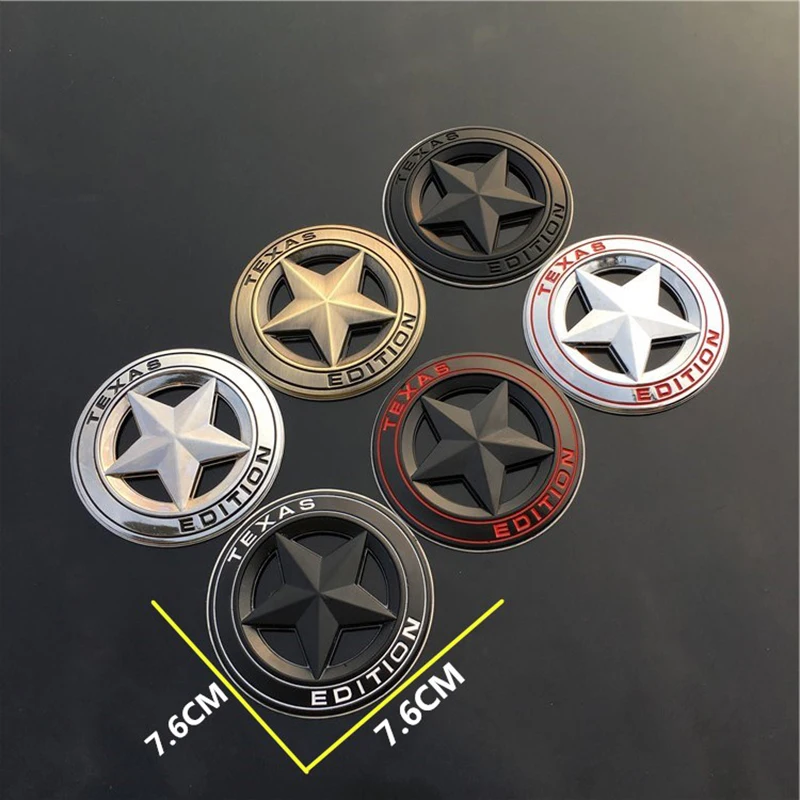 Винтаж 1941 75 Юбилей эмблема «Texas Edition» звезда TRAIL RATED 4X4 эмблема limited, хромированныей металлический п стайлинга автомобилей Стикеры для JEEP