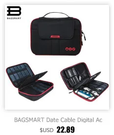 BAGSMART дорожные сумки женская косметичка держатель ювелирных изделий ожерелье браслет ухо чехол для колец сумка ювелирные изделия Упаковка Сумки