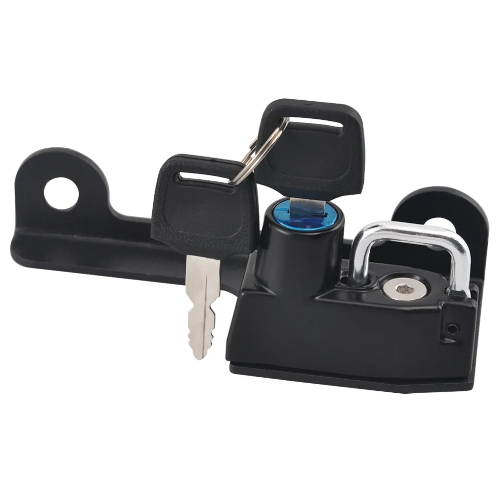 

Black Motorcycle Stainless Steel Helmet Lock Anti-theft Kit For BMW R1200GS R 1200 GS LC ADV 13-Current