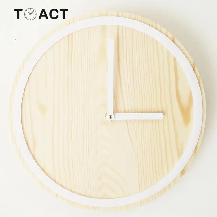 Большие декоративные настенные часы современный дизайн бесшумные деревянные
