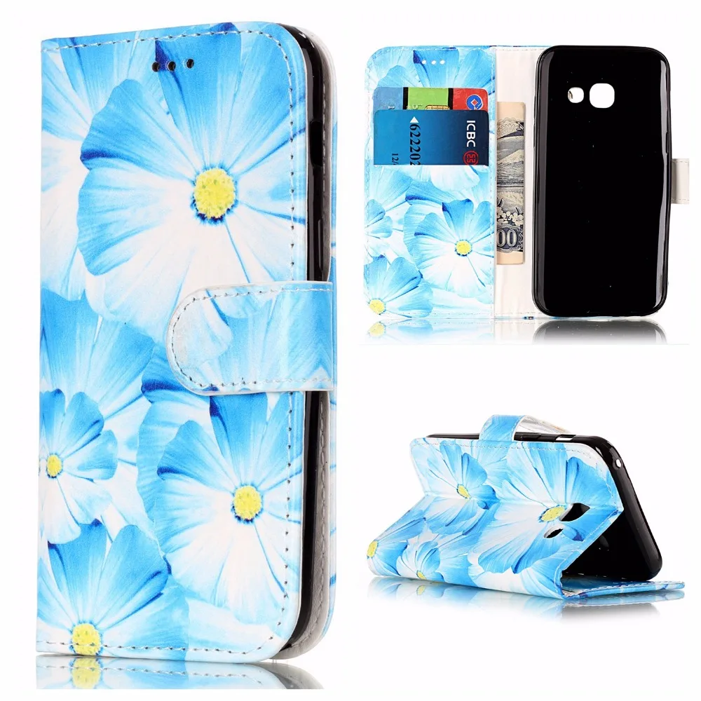 Чехол для coque Samsung A5 (2017) 2016 чехлы из искусственной кожи телефонов Galaxy A3