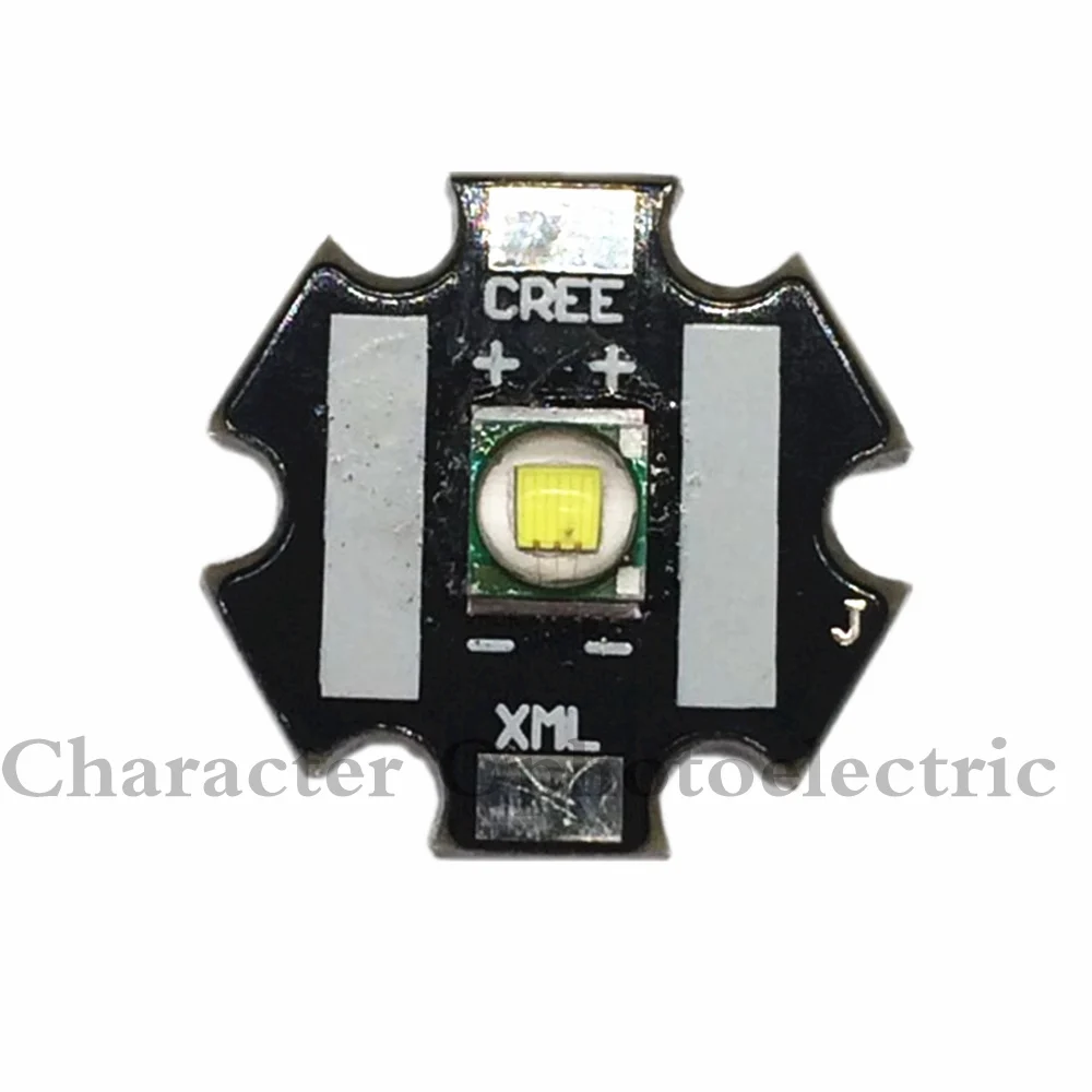 10 шт./лот Cree XLamp XML U2 Вт светодиодный излучатель холодный белый 6000k-6500K с 20 мм