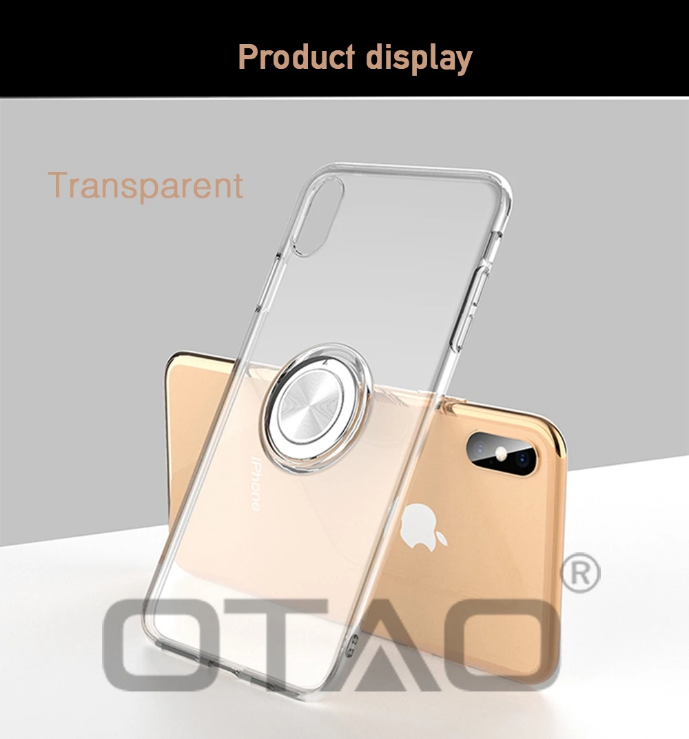 OTAO Ультратонкий Мягкий ТПУ магнит чехол для телефона для iPhone XS MAX X XR полный корпус тонкий защитный чехол для iPhone 8 7 6 6S Plus Coque