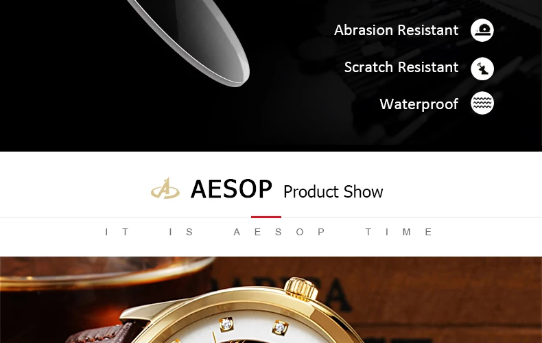 AESOP, специальные мужские часы с драконом, мужские роскошные золотые автоматические механические часы, сапфировые золотые наручные часы, мужские часы