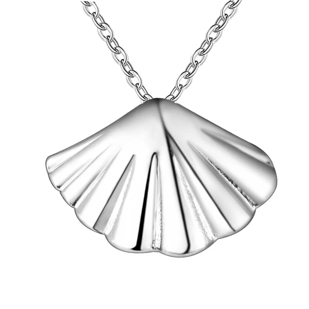 Оптовая продажа блестящее посеребренное ожерелье новая распродажа серебряные