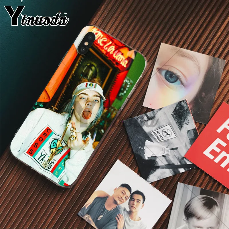 A13 Yinuoda Billie Eilish 13 Девушка ТПУ чехол для телефона оболочка для Apple iPhone 8 7 6 6S Plus X XS MAX 5 5S SE XR Чехлы для мобильных телефонов - Цвет: A13