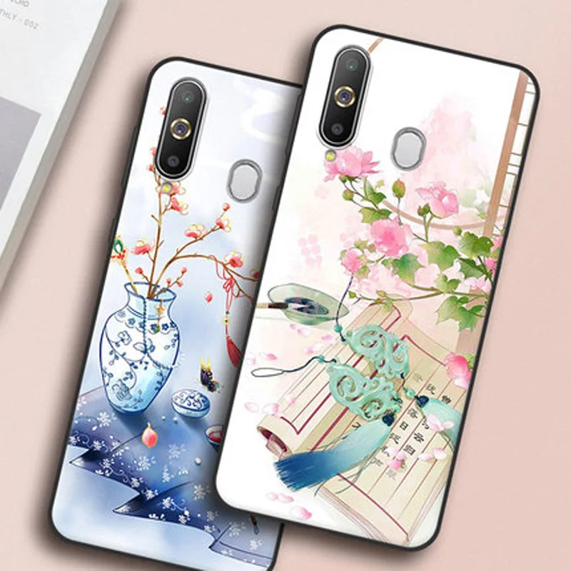 Чехол для Samsung Galaxy A50 A60 A70 2019 Модный мягкий силиконовый чехол из ТПУ A505 A606 A705 чехлы