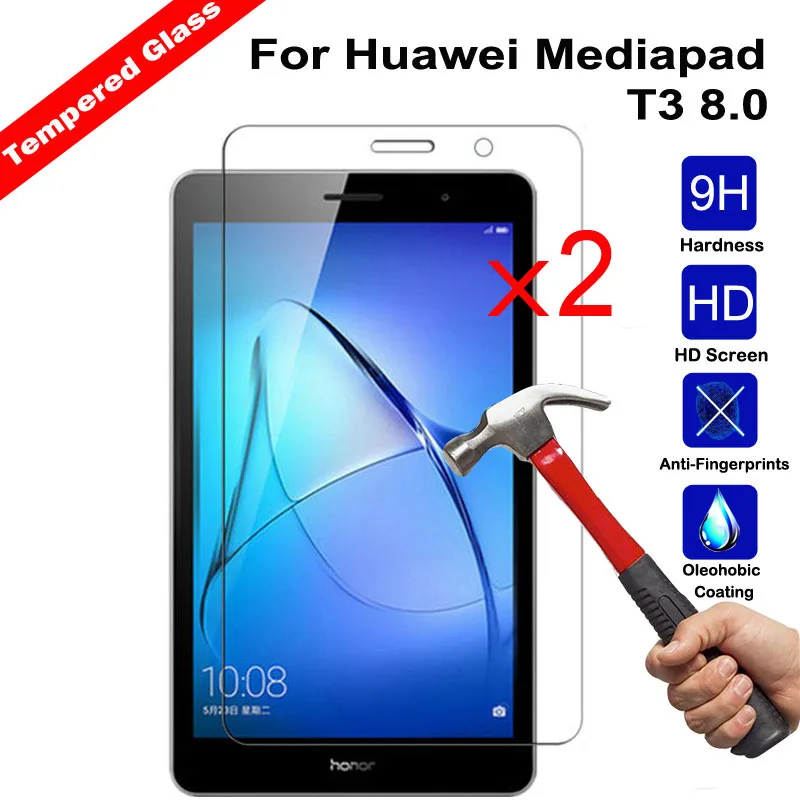 XSKEMP 2 шт./лот прозрачное закаленное стекло для Huawei Mediapad T3 8 0 ультратонкая Защитная