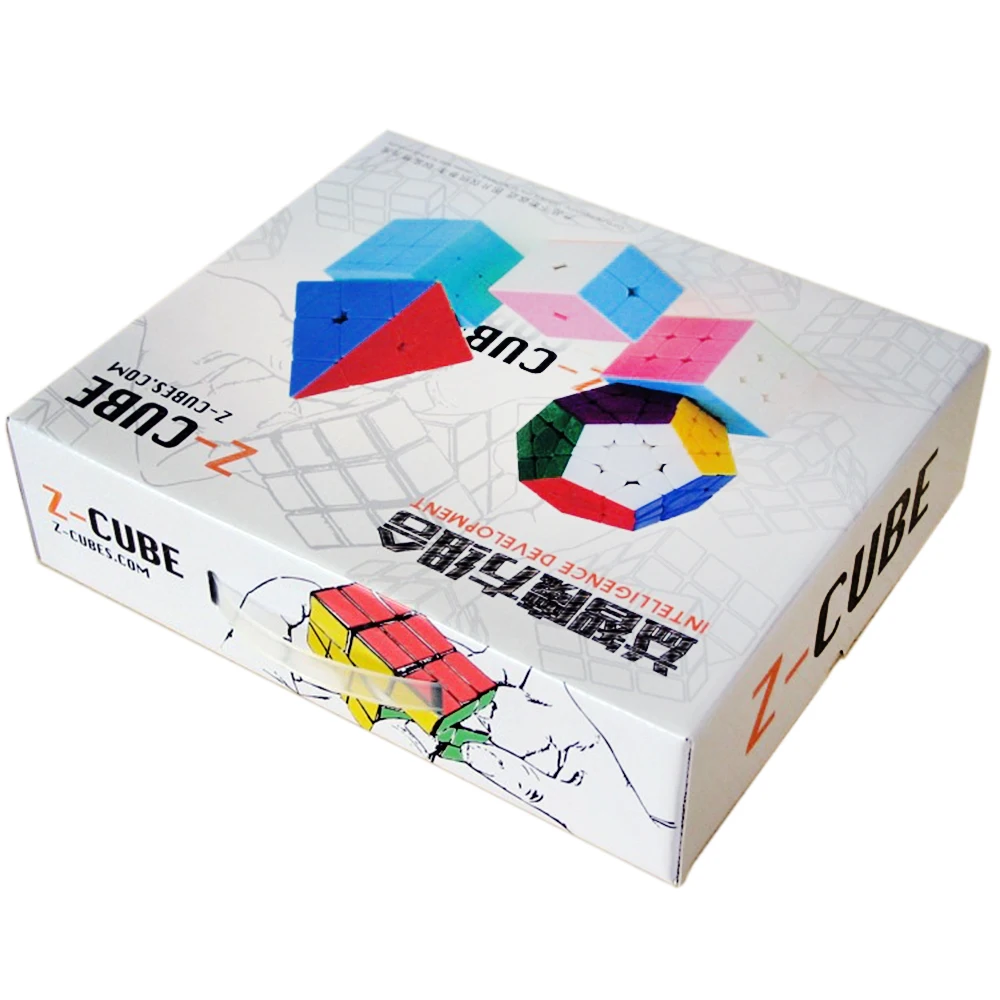 5 шт./компл. ZCUBE Волшебные кубики игрушка для детей 2*2*2 3*3*3 треугольное зеркало Megaminx