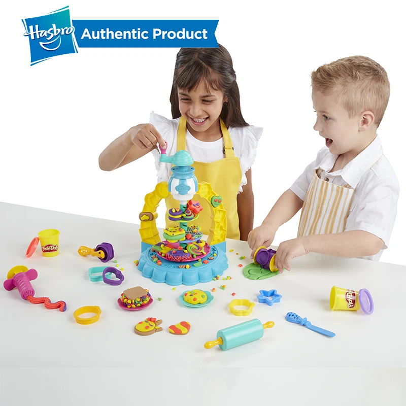 Hasbro Play-Doh кухонные творения посыпать печенье сюрприз Игровой Набор для еды Play Doh Нетоксичная глина для моделирования Развивающие игрушки DIY