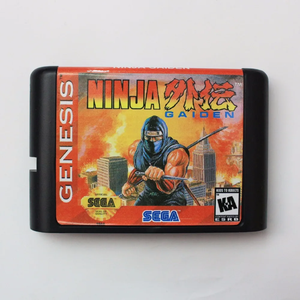 Ninja Gaiden 16 бит SEGA MD карточная игра для Sega игры Mega Drive Genesis|sega md game card|sega games16 bit |