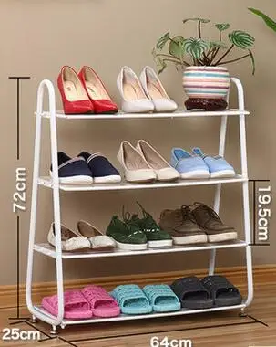 Iron dust dormitory footwear home multi - storey simple storage slippers frame modern economic shoe cabinet Shoe rack iro | Дом и сад