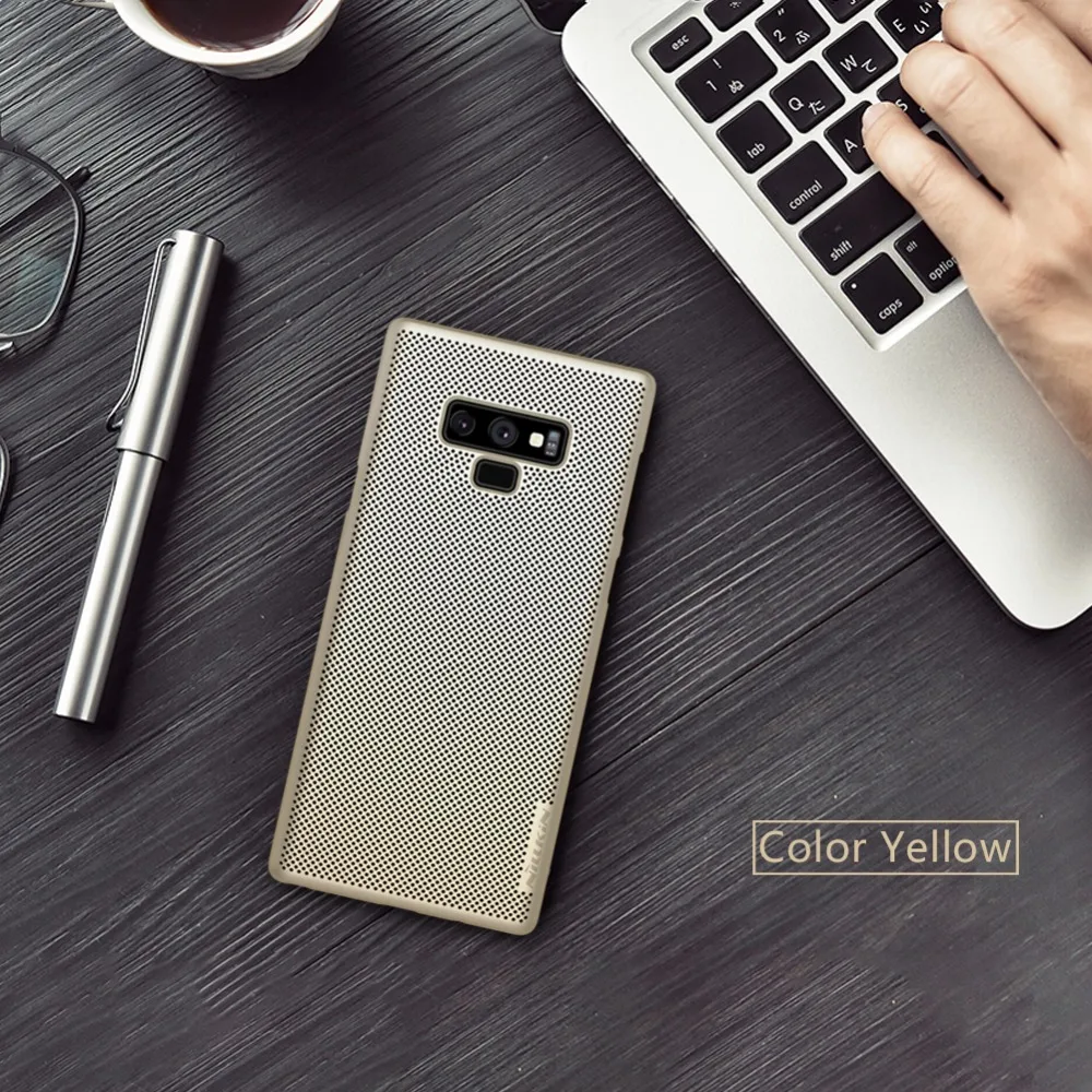 Для samsung Galaxy Note 9 Nillkin теплоотвод Жесткий PC Note9 задняя крышка воздушный чехол Nilkin Capa для samsung Note 9 8 чехол для телефона