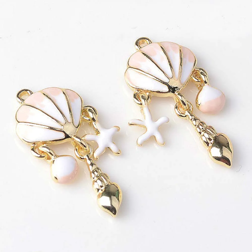 

2 pcs/lot Alloy Pendant Buttons Ornaments Jewelry Earrings Choker DIY Accessories Handmade for Lady Best Gift Craft Components