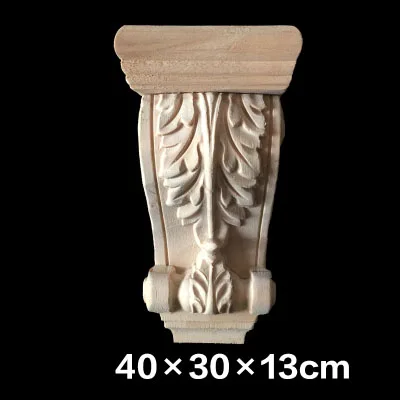 

European Decorative Wood Door Carving Applique Corbel Aisle Decoration Rome Stigma Vintage Home Decor Artesanato Craft Figurine