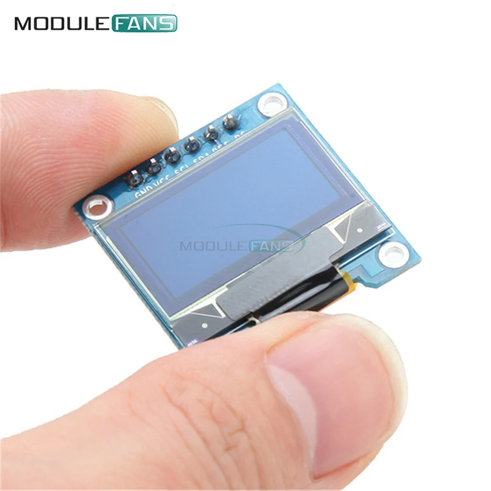 0 96 дюймов 6Pin 12864 SPI интерфейс межсоединений интегральных схем I2C OLED цвет желтый