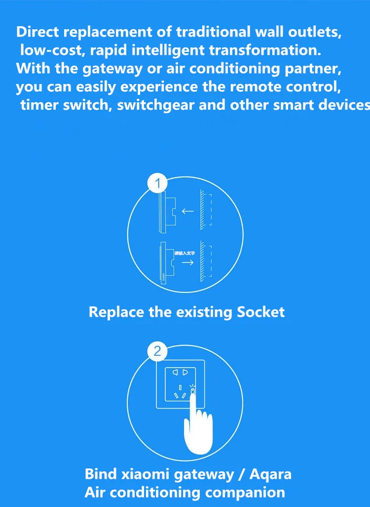 Умный дом Xiaomi Aqara умный светильник ZiGBee настенный выключатель розетка через смартфон приложение Xiaomi беспроводной пульт дистанционного управления