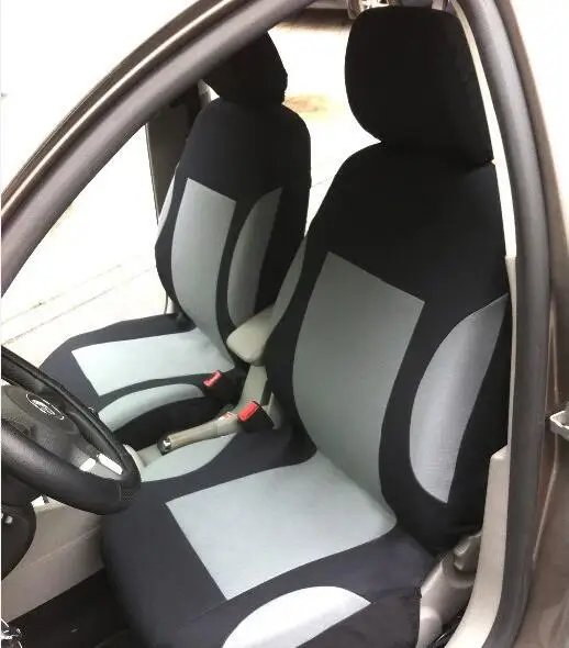 grey 4pcs Универсальная Горячая Распродажа, Стильный чехол для автомобиля, аксессуары для салона автомобиля,, чехол для автомобильного сиденья - Название цвета: grey 4pcs