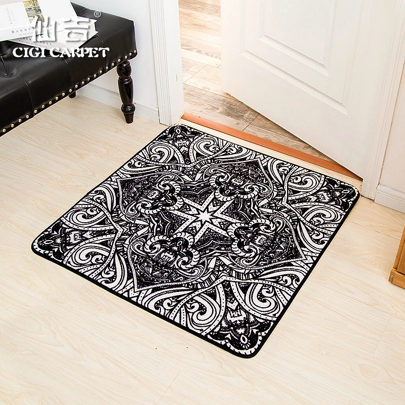 CIGI Новый Европейский современный модный квадратный ковер для дома прихожей