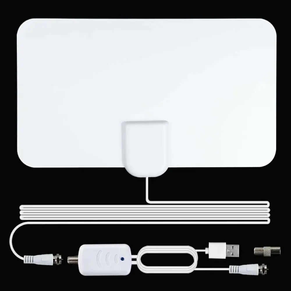 Внутренняя антенна с высоким коэффициентом усиления 4K 25DB HD tv D tv цифровая ТВ антенна 120 км усилитель с усилителем сигнала активный HD D tv Box
