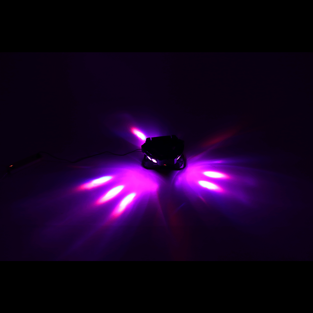 Дискотека KTV 90 Вт 9LED RGBW полноцветный DMX512 звуковой контроль 16/48 канал Мини треугольник паук лампа луч сценический светильник для клубных Вечерние