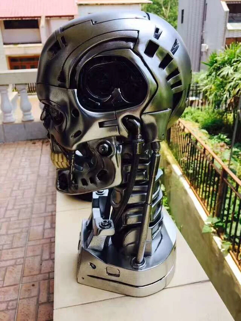 Фигурка Terminator T800 39 см 1/1 шкала аниме кукла череп терминатора экшн фигурки статуя