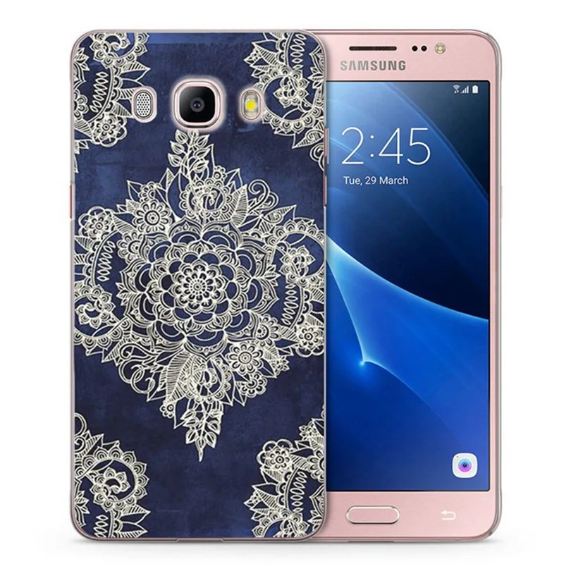 Чехол для Samsung Galaxy A3 A5 2016 2015 2017 prime J1 J2 J3 J5 J7 G530H S8/plus Note 8 TPU силиконовый Мандала