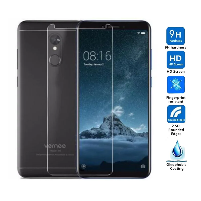 10 шт. закаленное стекло для смартфона Vernee M5 Взрывозащищенная защитная пленка