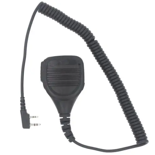 2 контактный водонепроницаемый динамик walkie talkie Mic CB radio ham tranceiver для Kenwood Baofeng Puxing