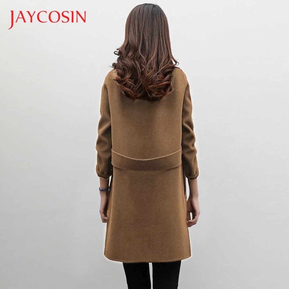 JAYCOSIN осенне зимняя женская куртка повседневная верхняя одежда парка кардиган