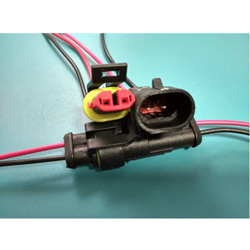 Набор водонепроницаемых 2-контактных соединителей для проводов с AWG морские