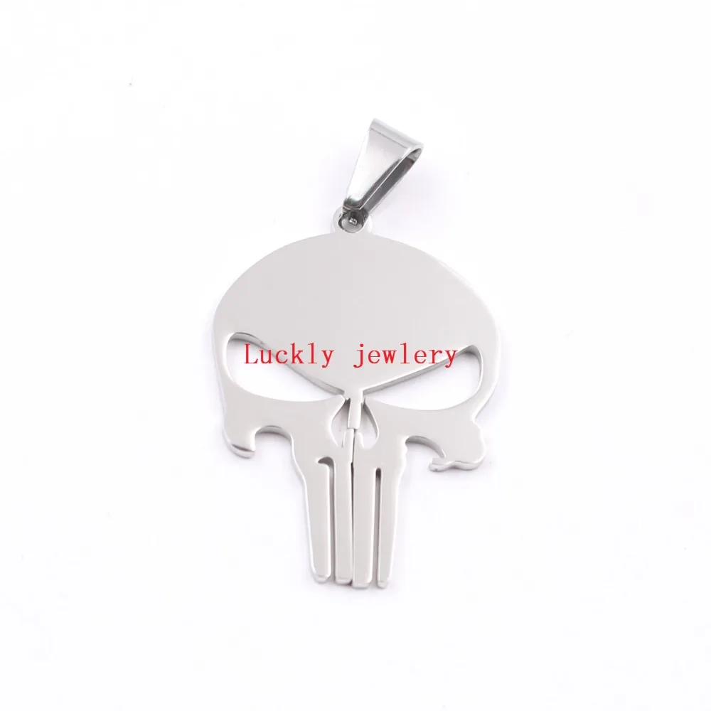 Мужская подвеска в форме черепа из нержавеющей стали|f pendant|pendant dogstainless steel skull pendant