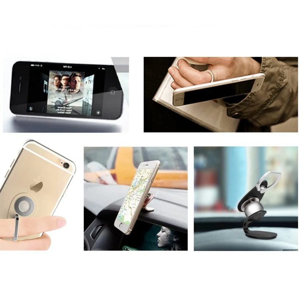 Металлический Универсальный Магнитный 2 в 1 Мобильный автомобильный Стенд