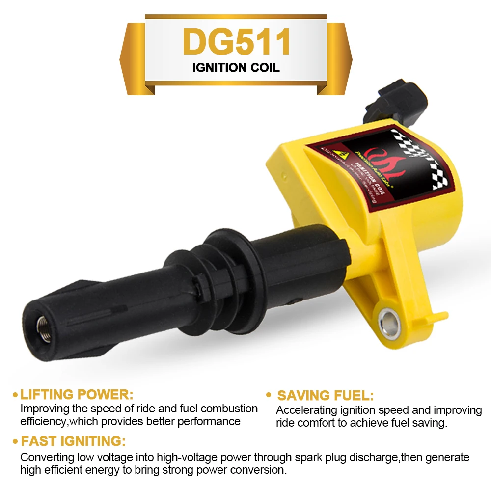 1 шт. катушки зажигания DG511 C1541 3L3U FD508 для Ford F150 F250 F350 F450 F550 5.4L подходит LINCOLN MERCURY