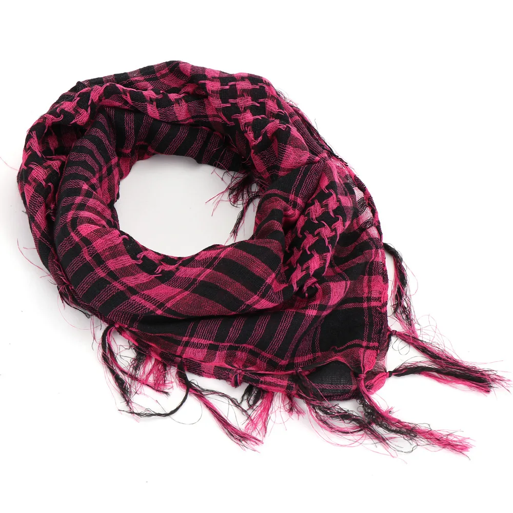 Шаль Keffiyeh Kafiya АРАФАТ ШАРФ в арабском стиле теплый хлопковый шарф с кисточками Арафат платок