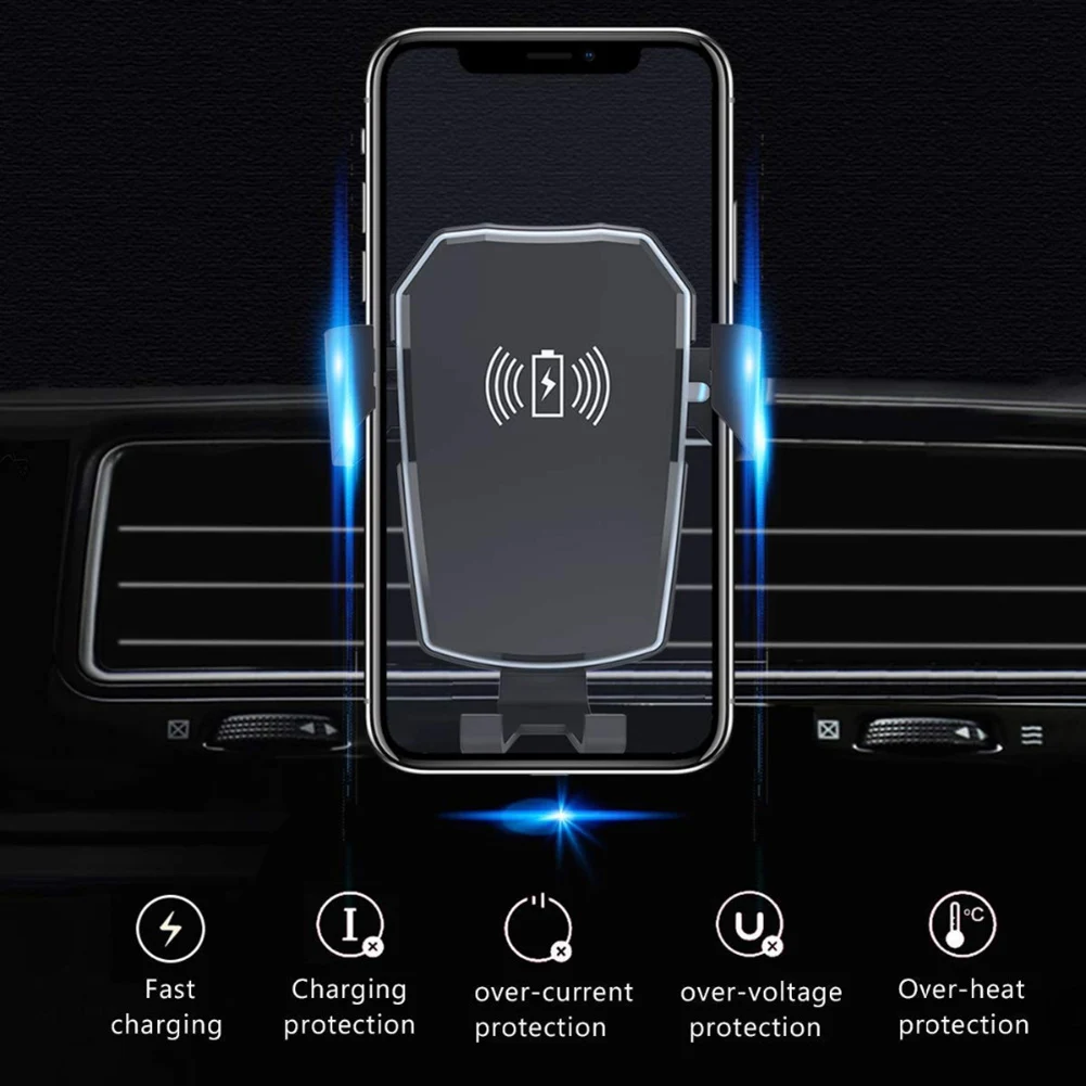 10 Вт QI Беспроводное быстрое зарядное устройство подставка держатель для iPhone X