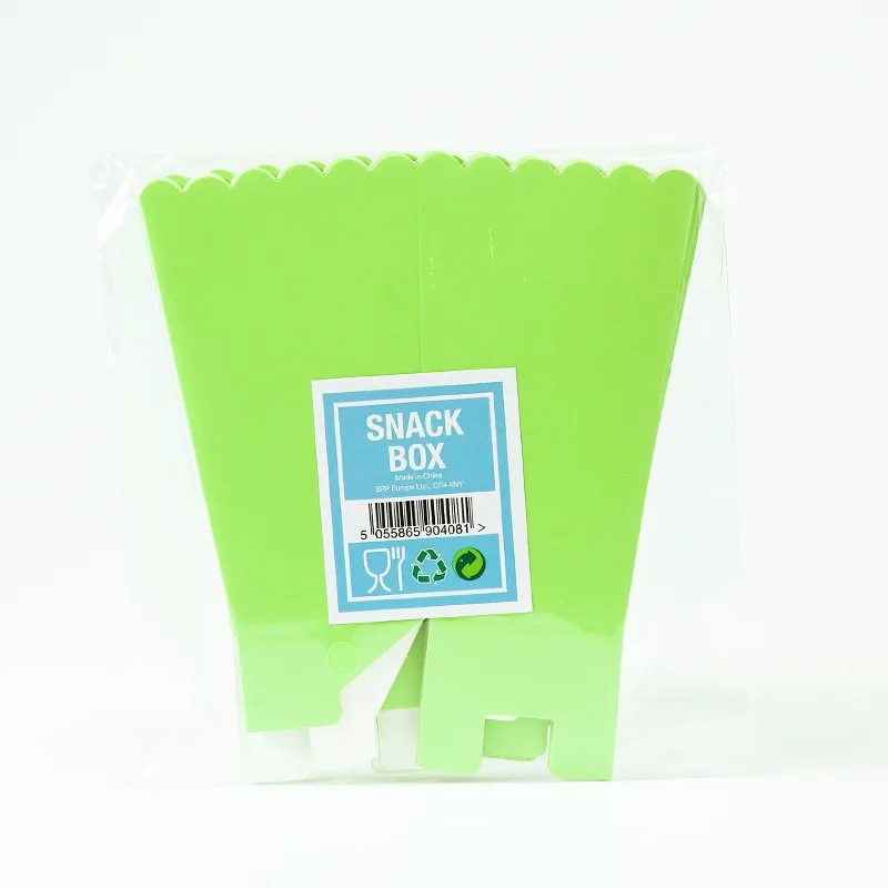 8 шт. коробка для закусок картошки фри попкорна детский десерт вечеринки в честь