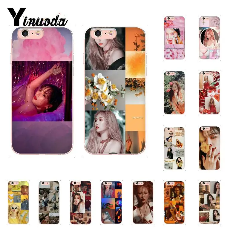 Yinuoda Kim Hyuna kpop DIY Painted Phone Case for iPhone 8 7 6 6S Plus X XS MAX 5 5S SE XR 10 Cases Fundas Capa | Мобильные телефоны