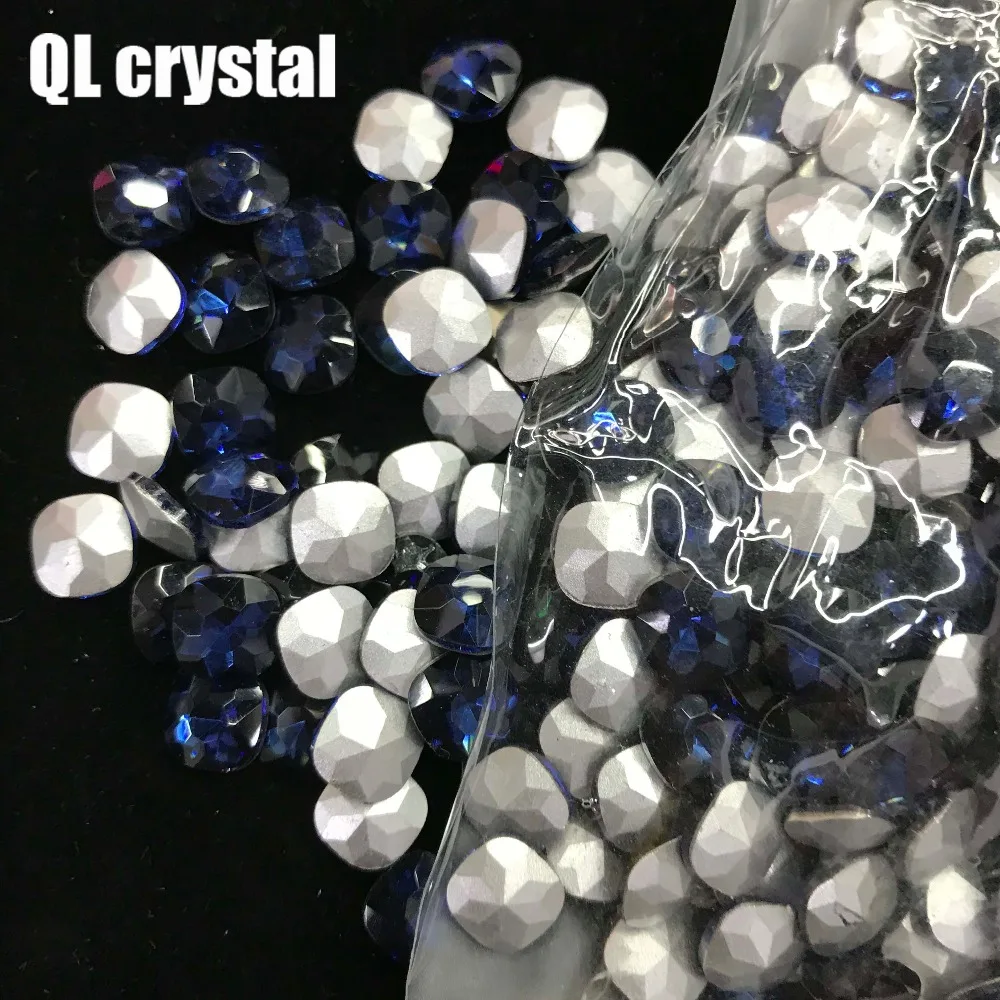 QL кристалл все размеры толстый квадратный Pointback горный хрусталь Высокое качество