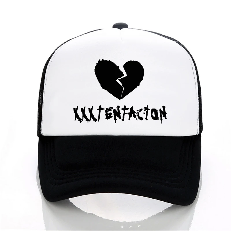 

fashion Fan Xxxtentacion Singer Baseball Caps For Men Women Hip Hop Dad Hat summer cool Mesh Baseball Trucker Cap Bone